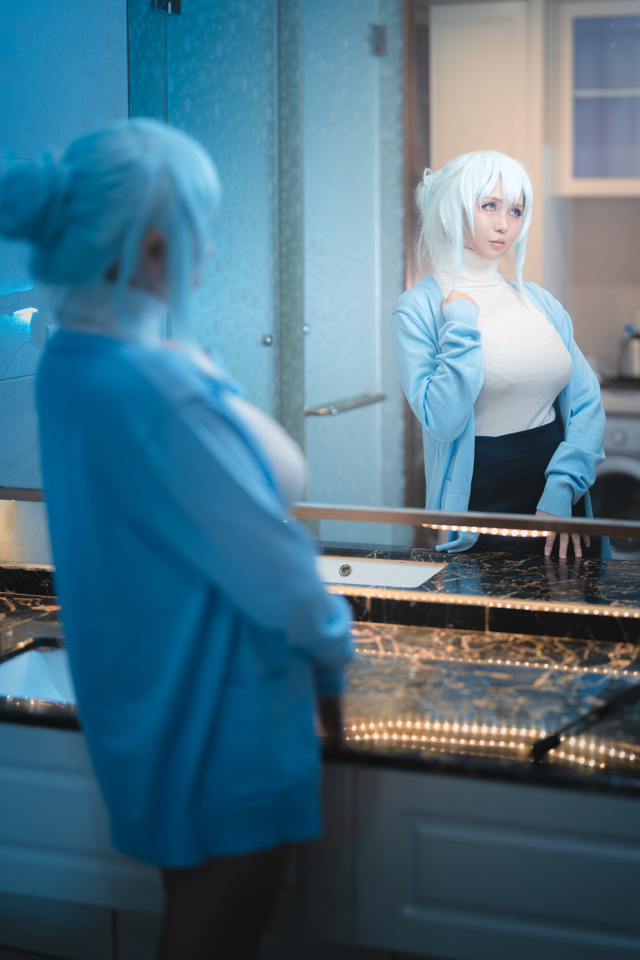 图片[1]-上杉绘梨落 – NO.012 雪女[48P]-XikXak